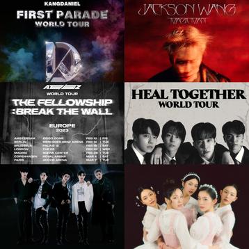 K-pop koncertek/turnék Európában 2023