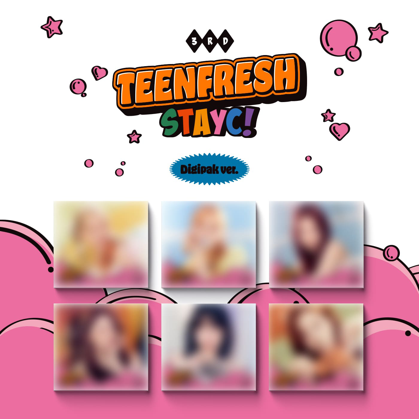 StayC - Teenfresh (3rd Mini Album) (Digipak Ver.) (Random Ver.)